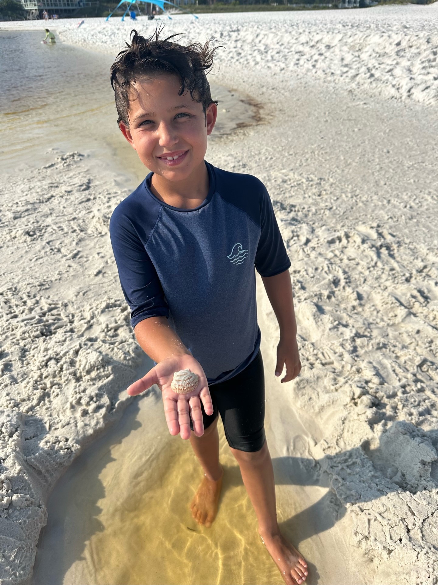 Hayes at beach