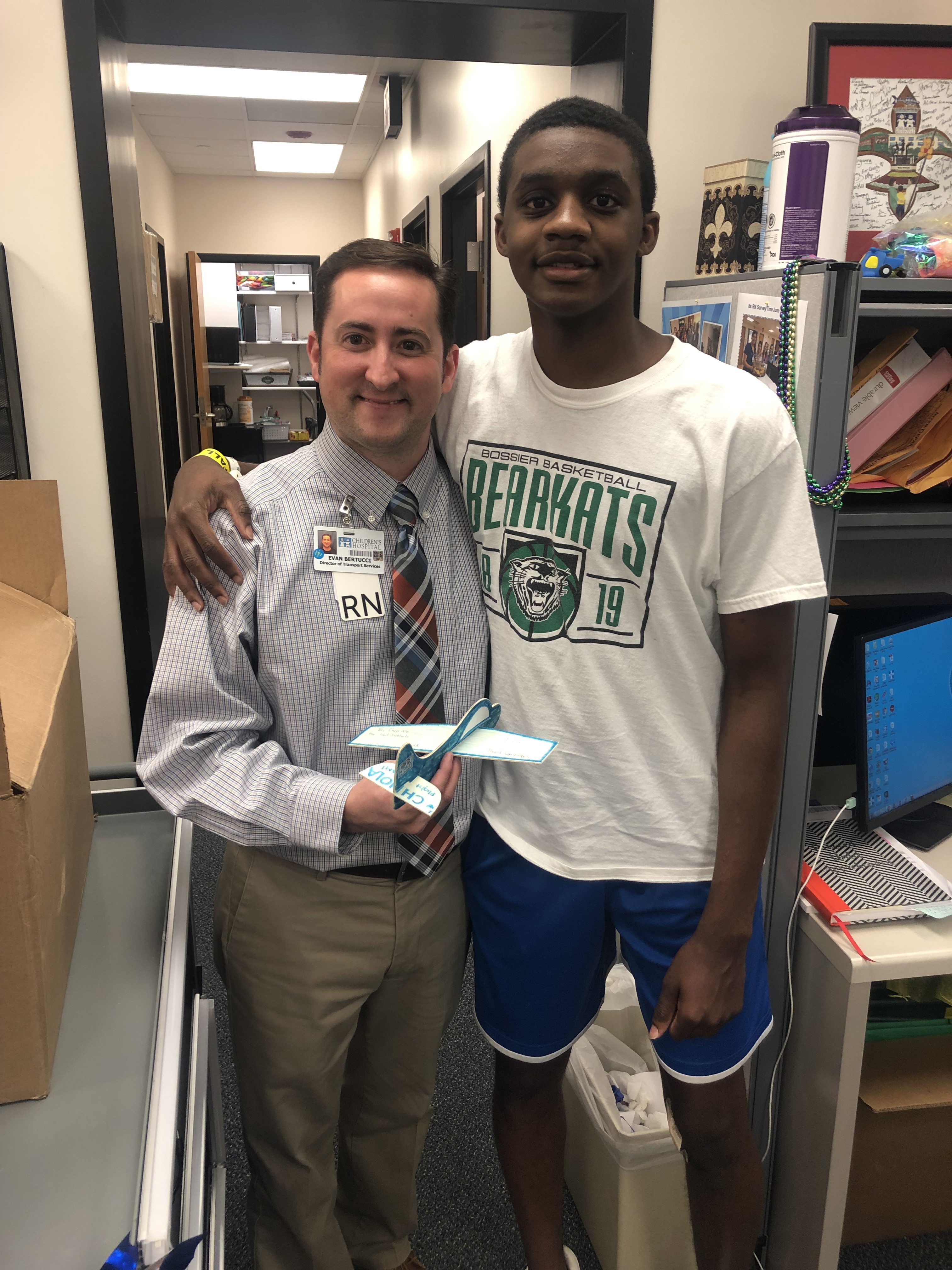 patient smiling with doctor