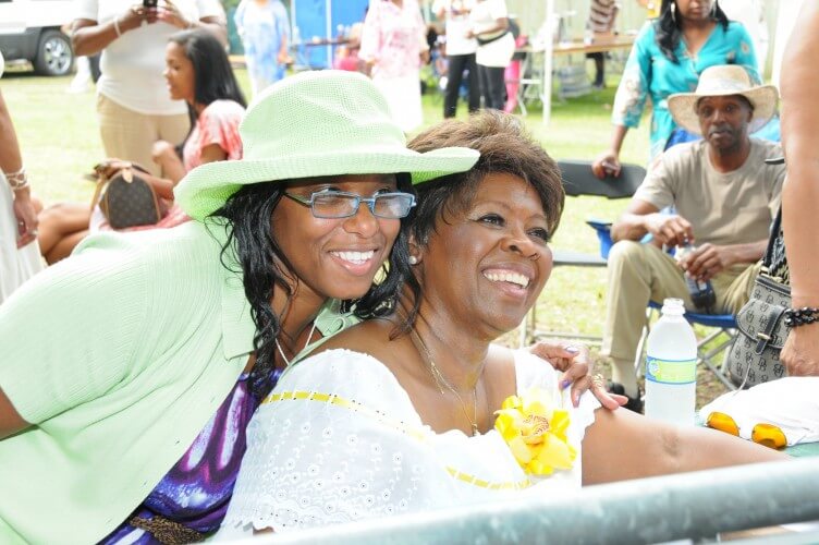 Mother and Daughter at Mother's Day event 