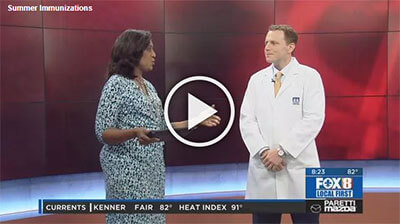 Dr Hudson on Fox 8 