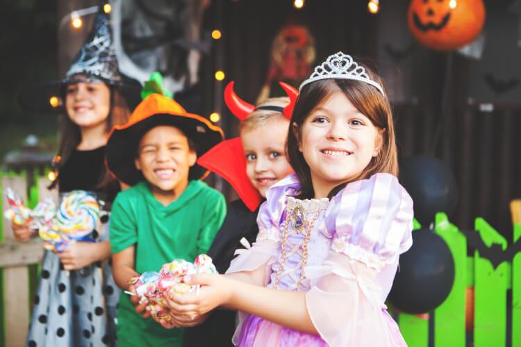 kids trick or treating